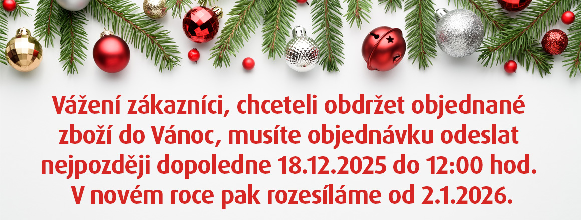 provoz e-shopu přes vánoce