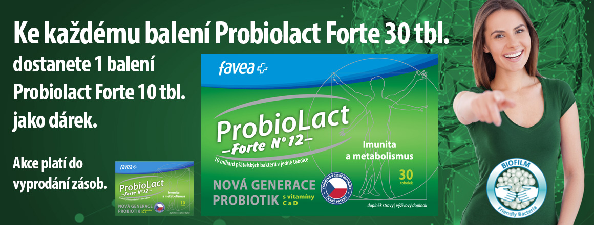 Probiolact Forte 10 zdarma k Probiolactu Forte 30