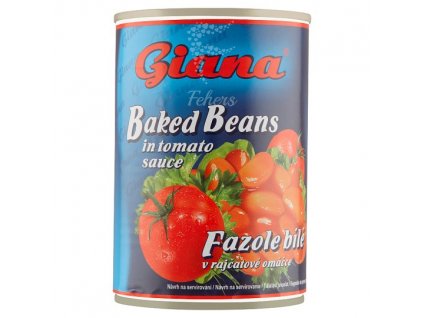 Fazuľa biela tomat 420g Giana