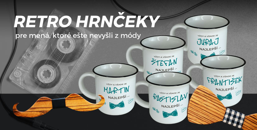 Retro hrnčeky