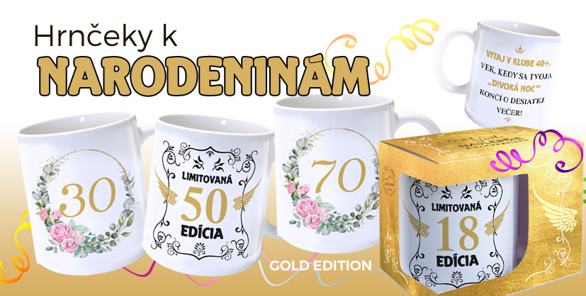 Hrnčeky k narodeninám