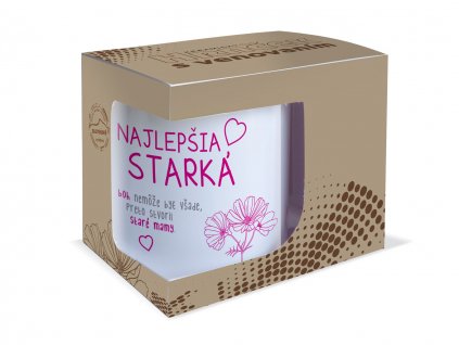 Hrnček s venovaním najlepšia STARKÁ