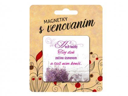 13503 magnetka s citatom den s usmevom