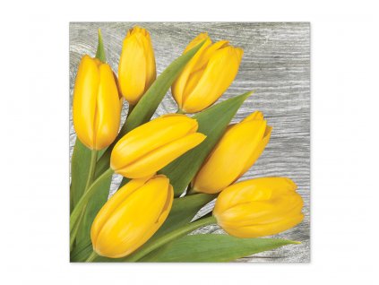 Servítky Žlté tulipány