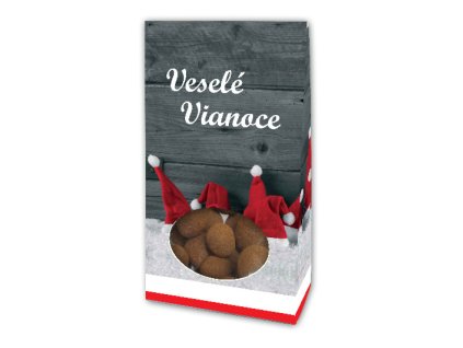 Mandle v čokoláde veselé Vianoce