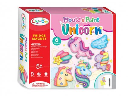 Magnetky na maľovanie - Unicorn