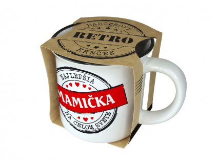 Retro hrnček najlepšia MAMIČKA