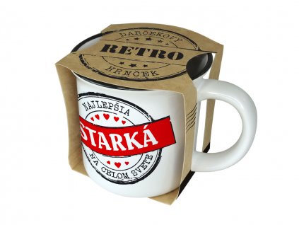 Retro hrnček najlepšia STARKÁ