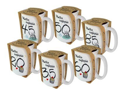 hrnceky MAXI biele kolaz