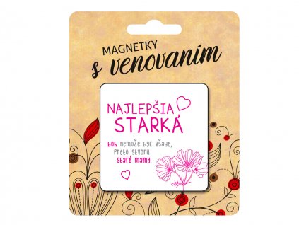 Magnetka s venovaním pre STARKÚ