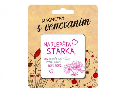 Magnetka s venovaním pre STARKÚ