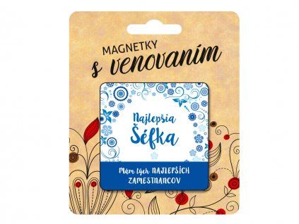 20357 magnetka s venovanim pre sefku