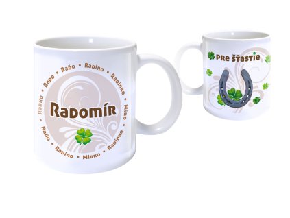 Hrnček s menom RADOMÍR
