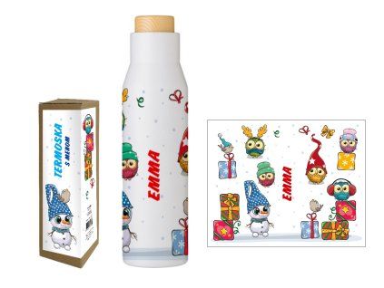 28161 termoska origin s menom pre dievca vianoce