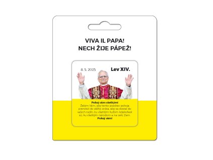 Magnetka VIVA IL PAPA - Lev XIV.