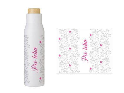 Termoska ORIGIN  sivé ruže pre TEBA