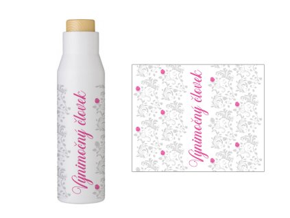 Termoska ORIGIN  sivé ruže výnimočný ČLOVEK