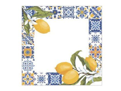 29480 servitky citrony a ornament