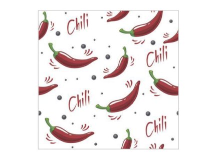 Servítky Červené chilli papričky