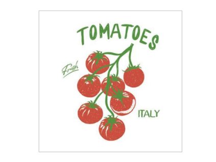 Servítky Paradajky na strapci