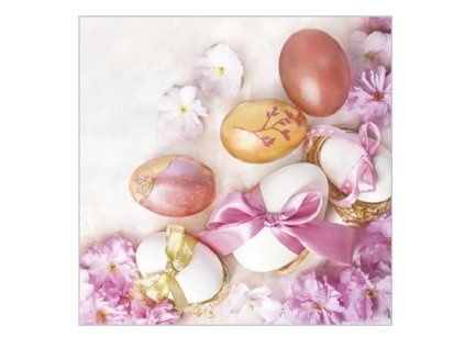 Servítky Ružové vajíčka