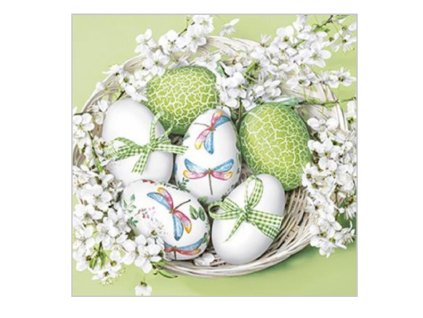 Servítky Vajíčka v košíku