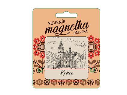 4081 magnetka drevena kosice