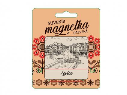 4087 magnetka drevena levice