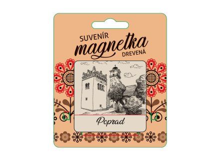4102 magnetka drevena poprad