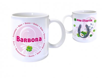 Hrnček s menom BARBORA