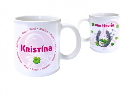 Hrnček s menom KRISTÍNA