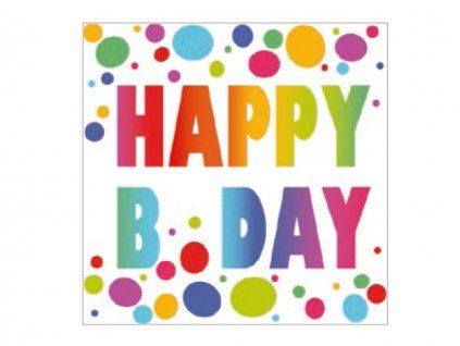 7431 servitky happy b day