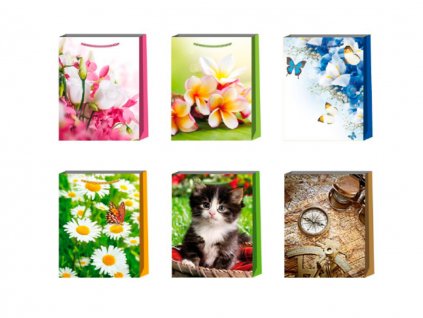 Darčeková taška Kvety- veľkosť L