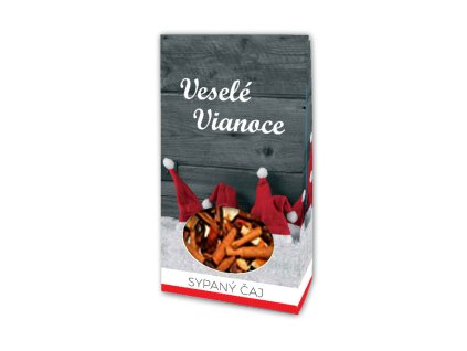 Sypaný čaj Rooibos "Veselé Vianoce" - čiapky