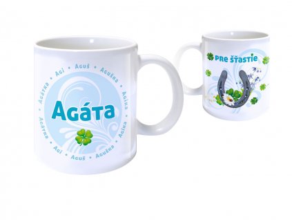 Hrnček s menom AGÁTA