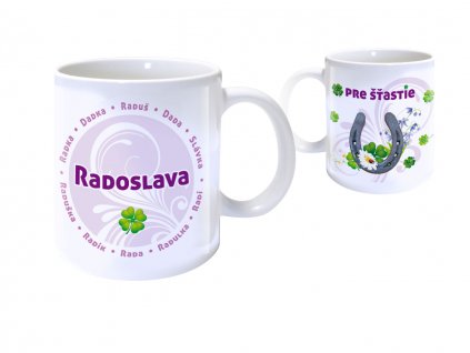 Hrnček s menom RADOSLAVA