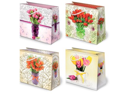 Darčeková taška Tulipány - veľkosť F2