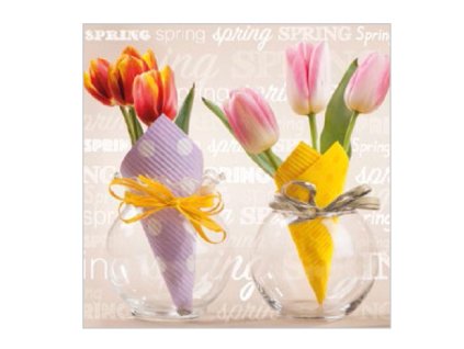 Servítky Tulipány