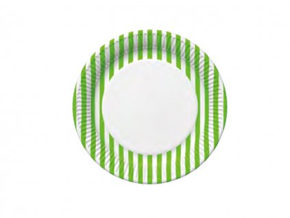 Malé tanieriky - 8ks - Zelené prúžky