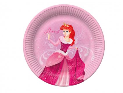 Veľké tanieriky - 8ks - Princezná
