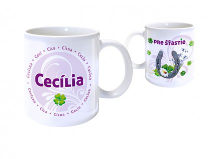 Hrnček s menom CECÍLIA