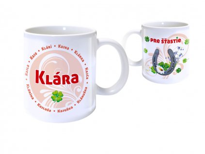 Hrnček s menom KLÁRA