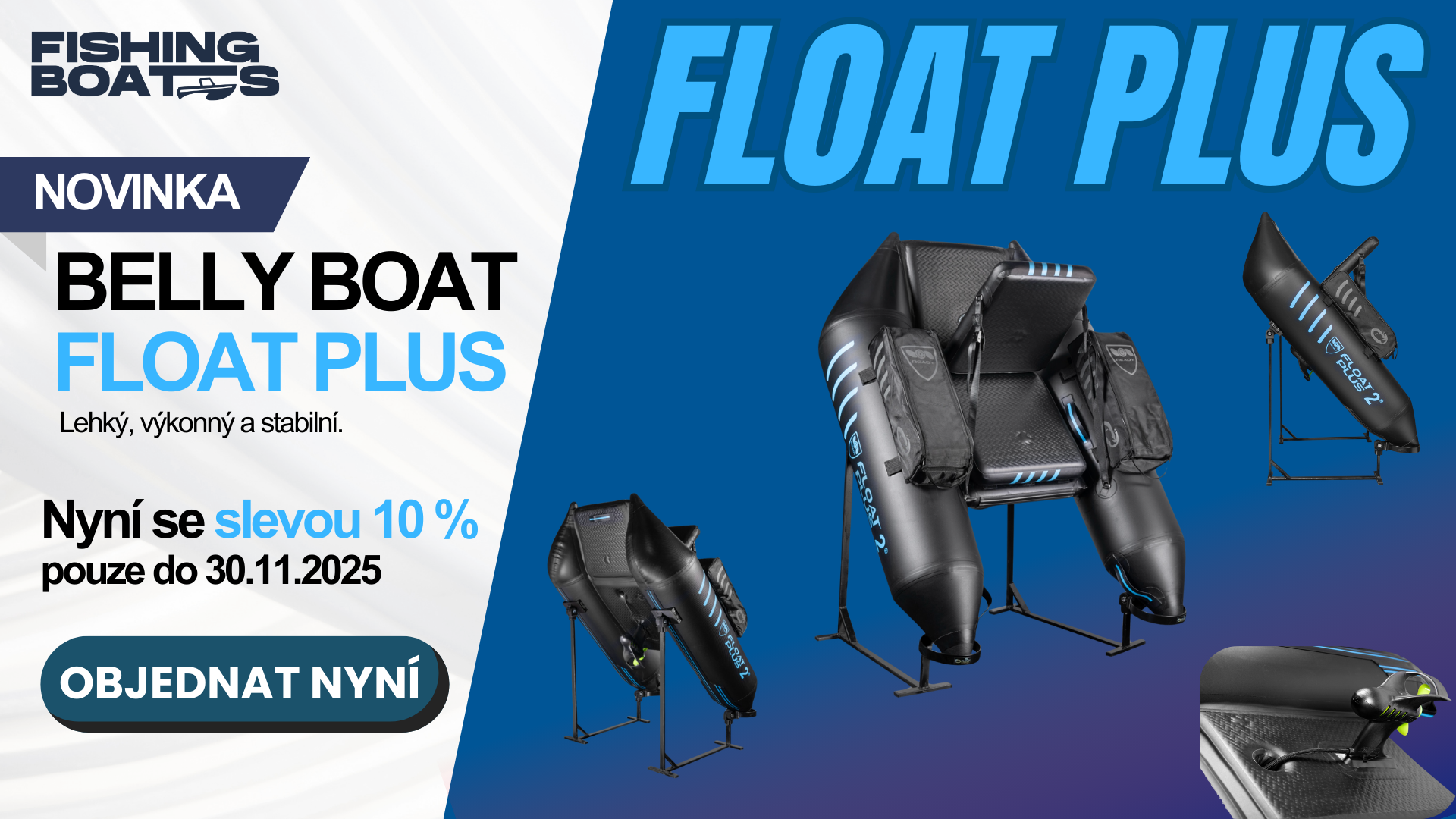 10% sleva na Belly Boats Float Plus