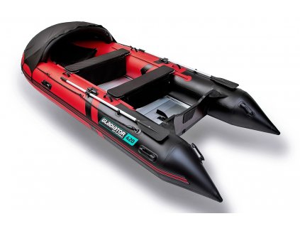 Člun nafukovací Gladiator Active C420 AL červeno-černý