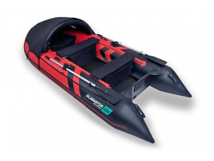 Člun nafukovací Gladiator Active C330 AD červeno-černý