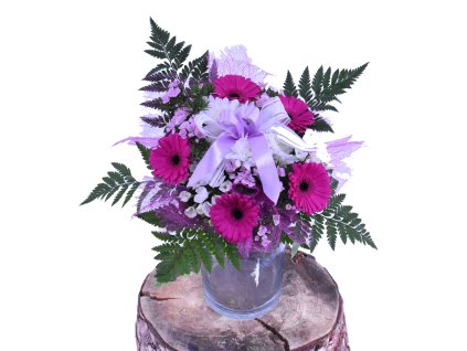 Kytice z Gerber a Chrysanthem