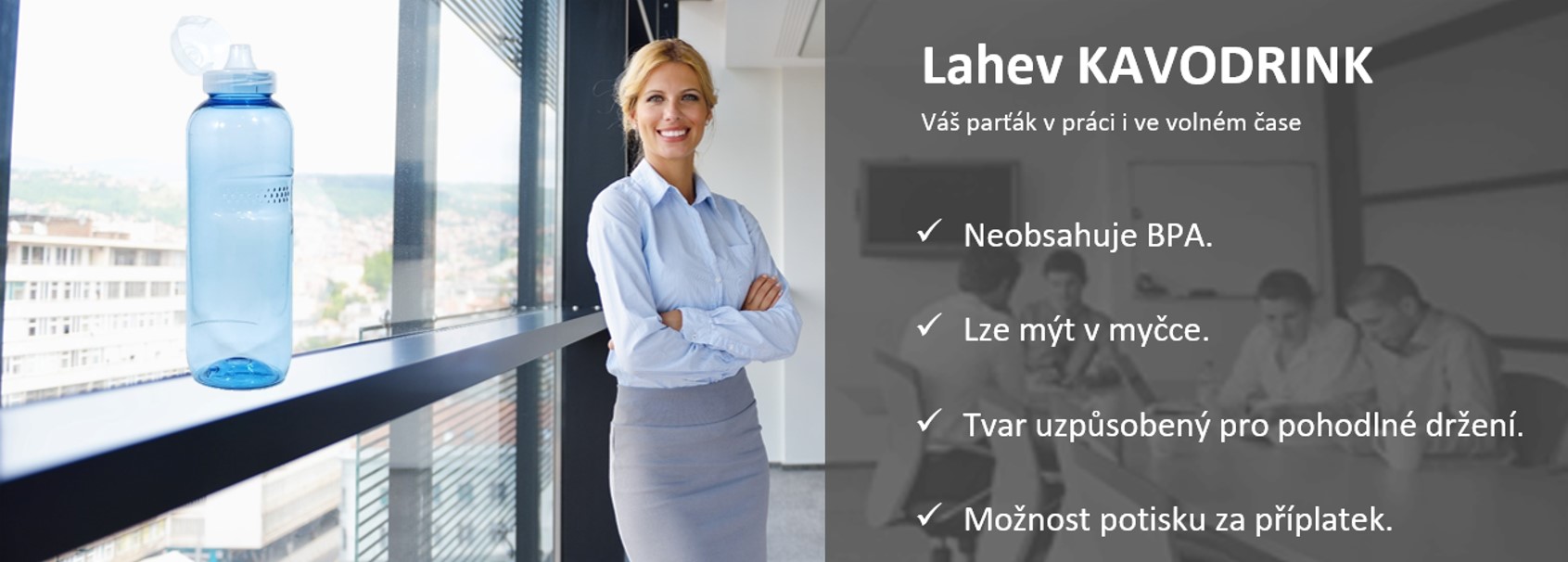 Lahev s pítkem KAVODRINK