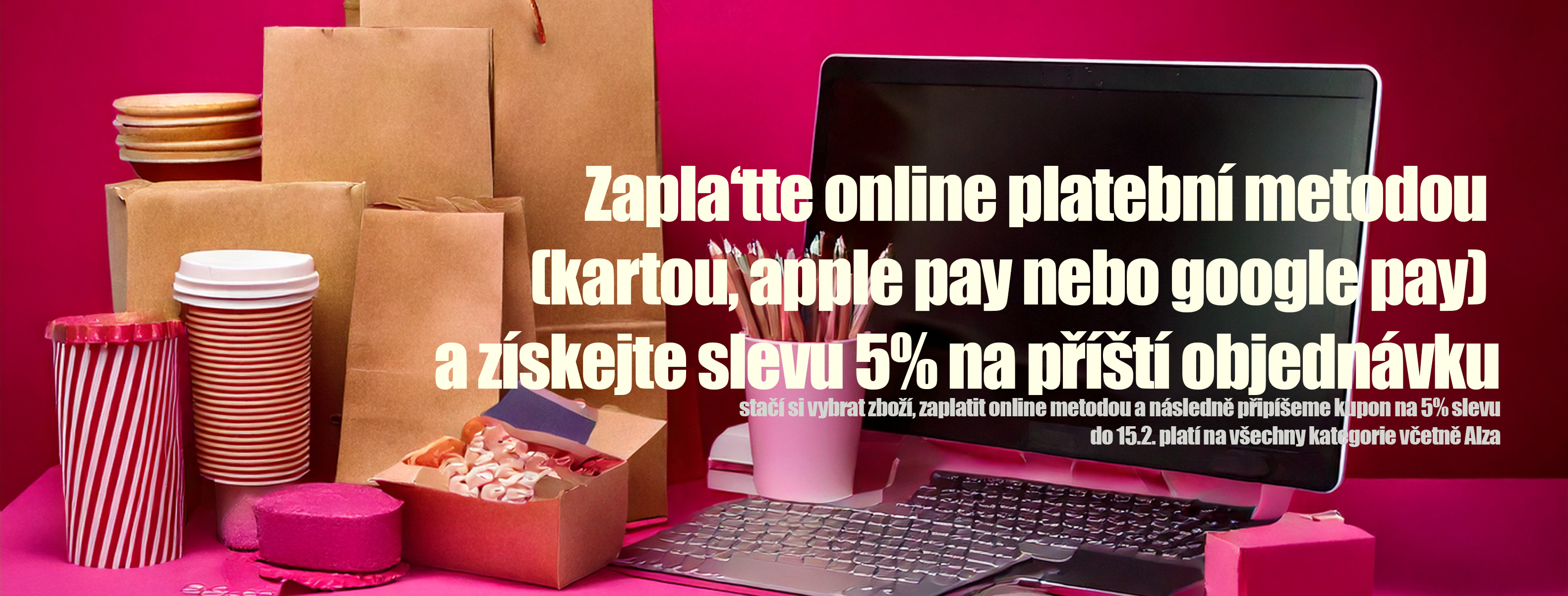 Platba online s následnou slevou