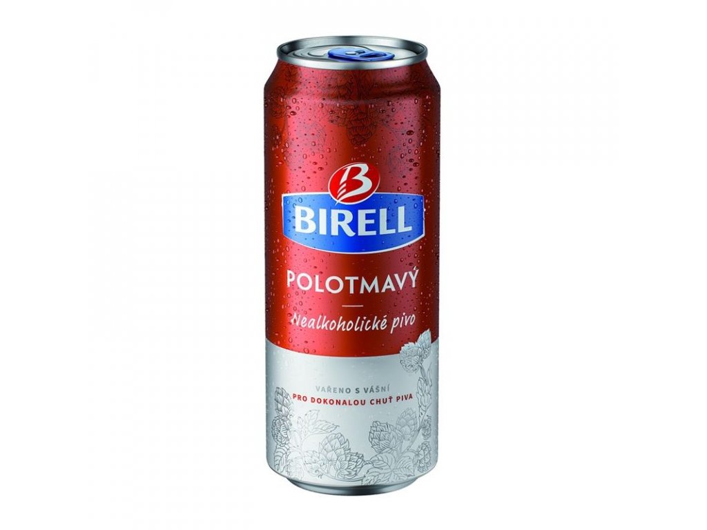 Nealkoholické pivo Birell-polotm. plech 24x 0,5 l