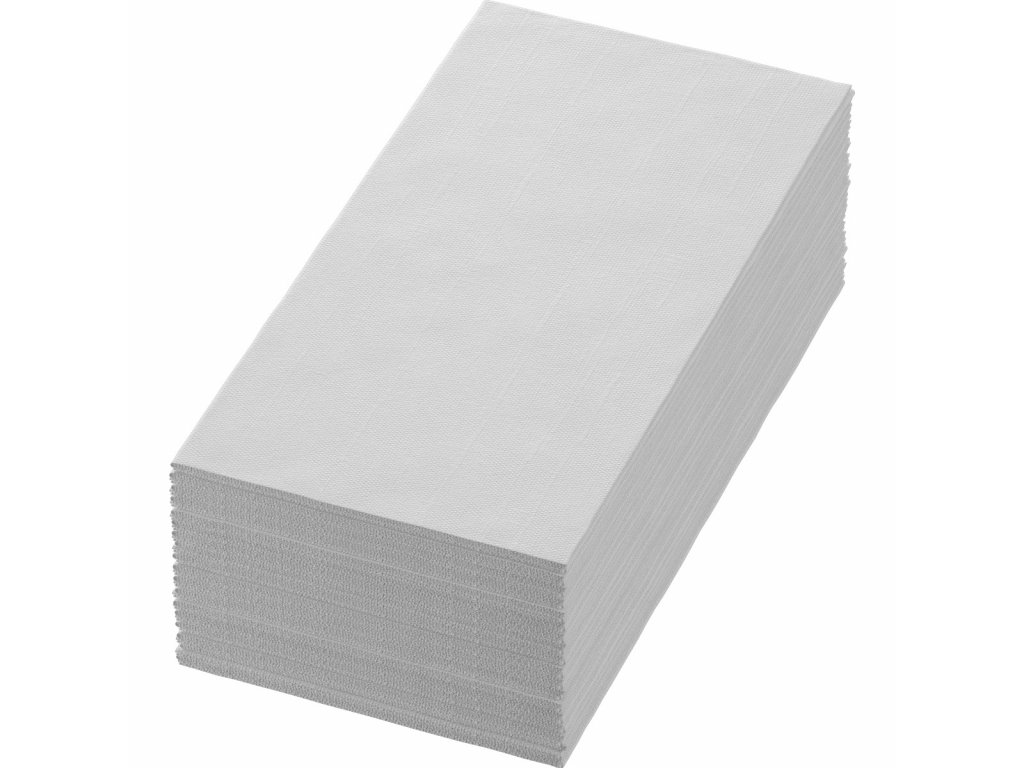 Ubrousky 2vrstvé složené na 1/8 40 cm bílé - 1500 ks